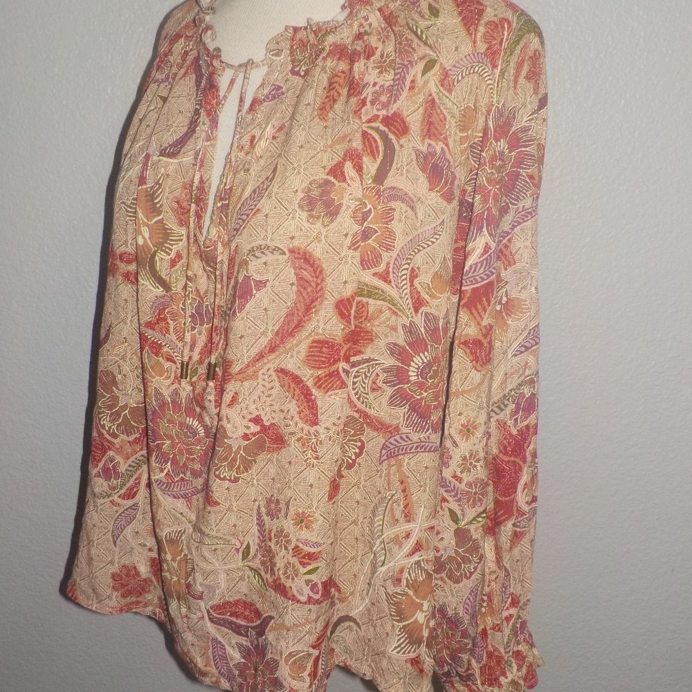Vici Clothing Ms Size Large Multi-Color Floral Pr… - image 5